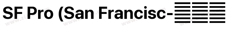 SF Pro (San Francisc字体转换
